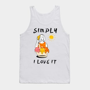 Simply I love it (Ice cream) Tank Top